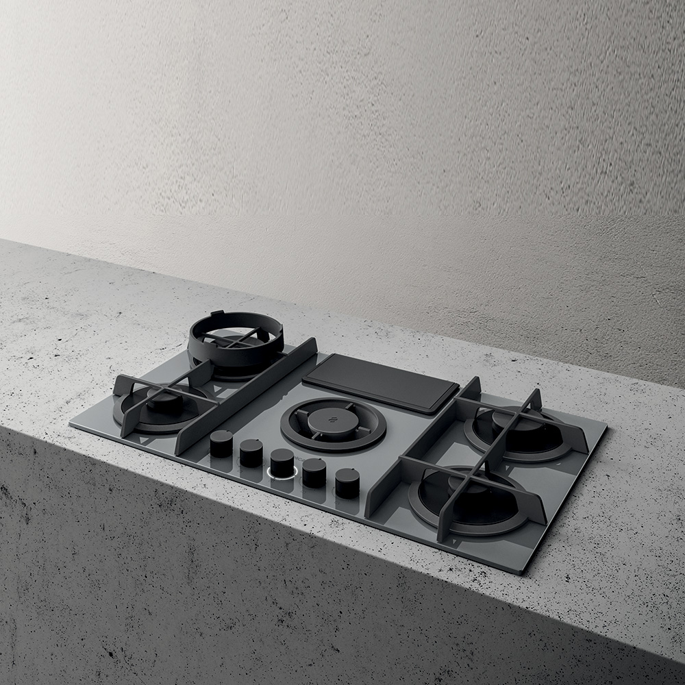 ELICA@NIKOLATESLA FLAME GR/F Piano+Cappa / Silver
