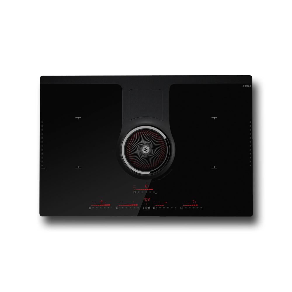 ELICA@NIKOLATESLA ONE HP BL/A Piano+Cappa / Nero