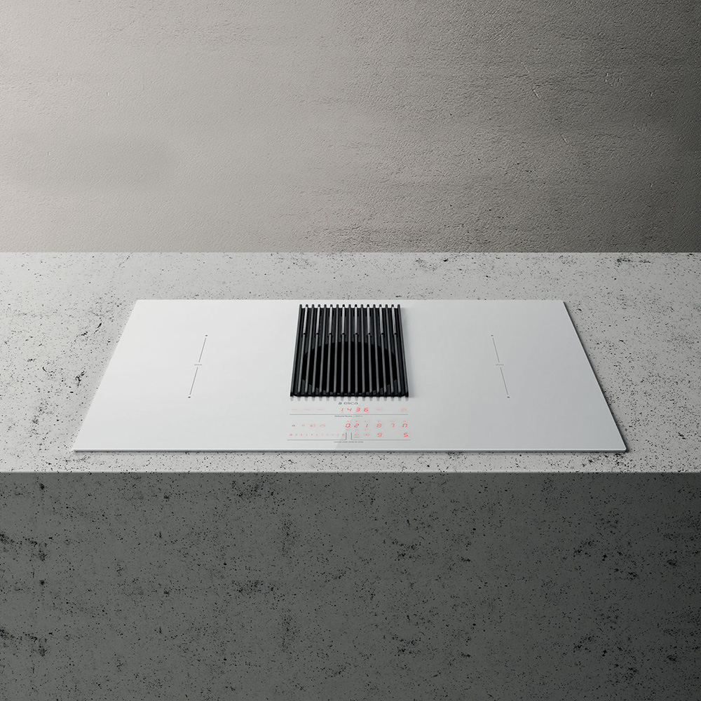 ELICA@NIKOLATESLA LIBRA WH/F Piano+Cappa / Bianco