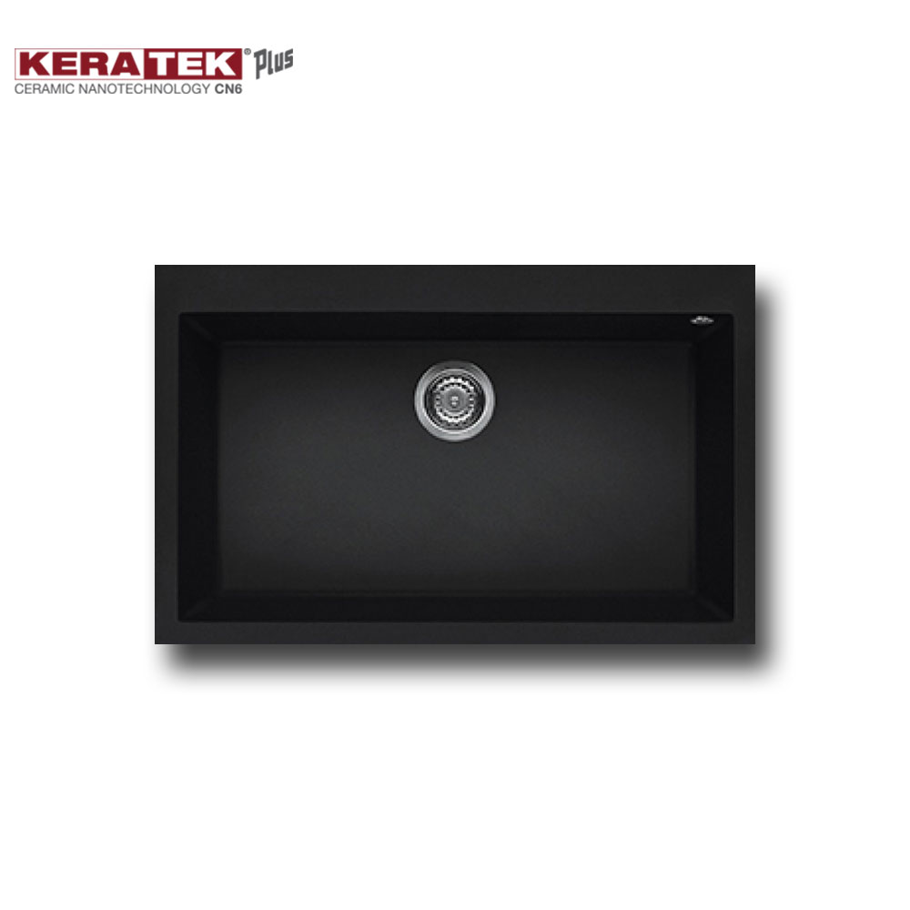 ELLECI LKQ13086 Lavello QUADRA 130 / Black