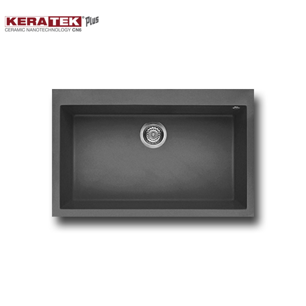 ELLECI LKQ13099 Lavello QUADRA 130 / Dark.Grey