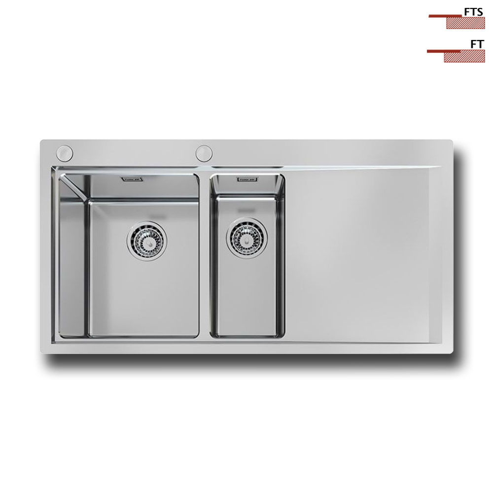 FOSTER@1251.052 Vasche MASTER 100.1½V.FT /Inox.S