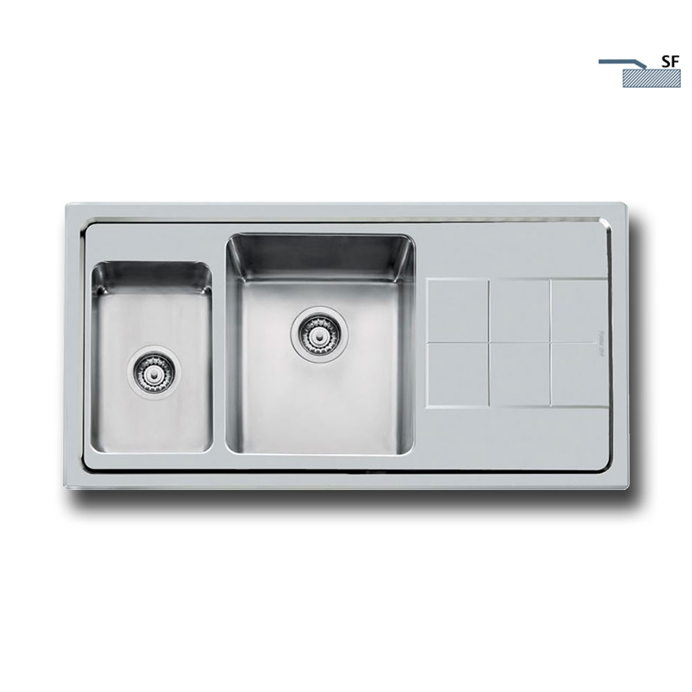 FOSTER@2297.052 Vasche KE 98.1½V.SF / Inox.S