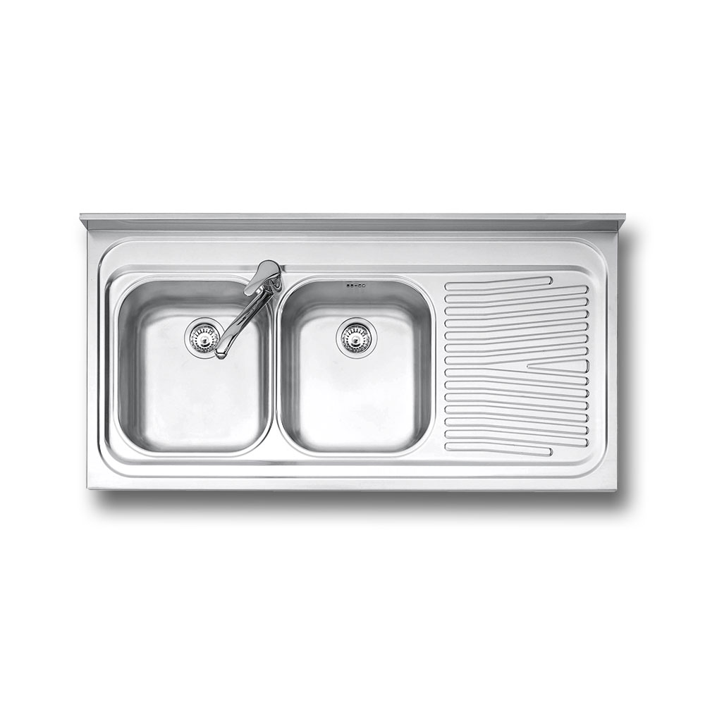 JOLLYNOX 1120/2D3K Lavello A 120x60 2v / Inox.Dx