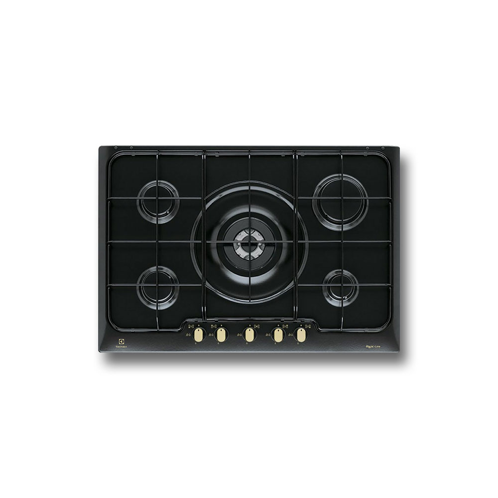 ELECTROLUX PN750RUV Cottura 75 5Z / Nero.Ghisa