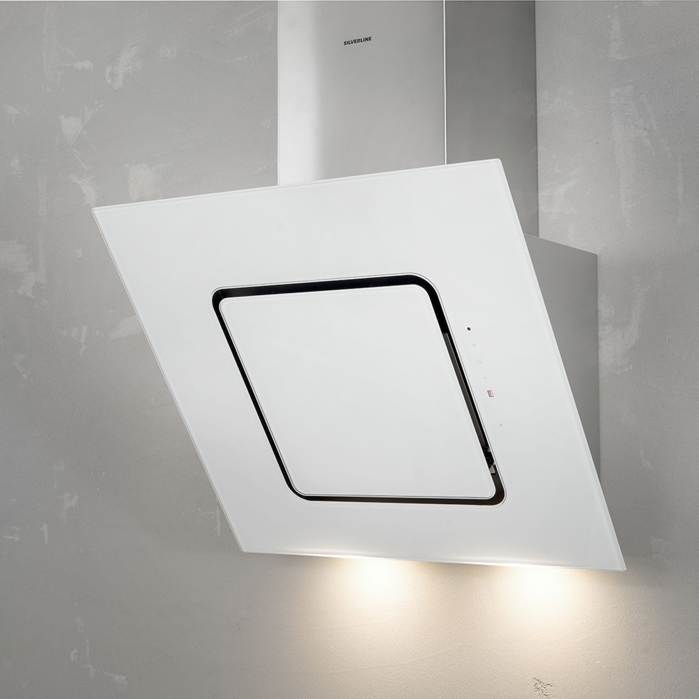 SILVERLINE@3422.9.733.02 Cappa Parete / Bianco