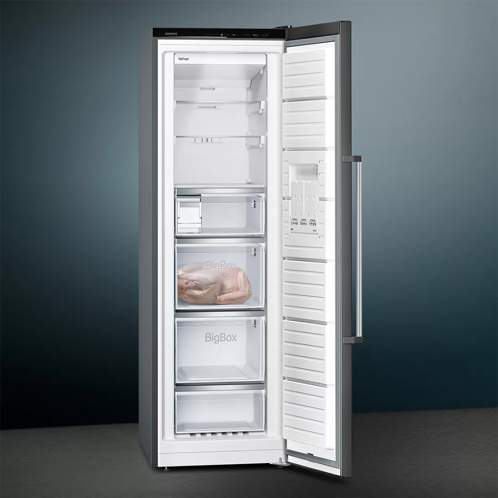 SIEMENS GS36NAXEP Freezer 60 Cl.E / Black.S.S