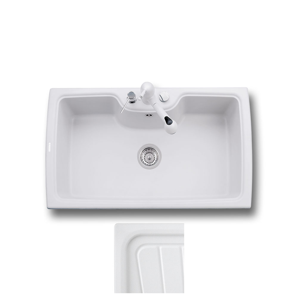TELMA HR0860.28 Lavello TG HARMONY / Bianco.Latte