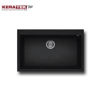 ELLECI LKQ13086 Lavello QUADRA 130 / Black