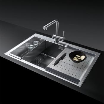 BARAZZA 1LBO81K Lavello B_OPEN 79.1.IBR / Inox