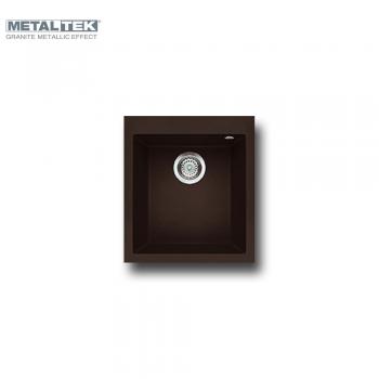 ELLECI@LMQ10078 Lavello QUADRA / Espresso