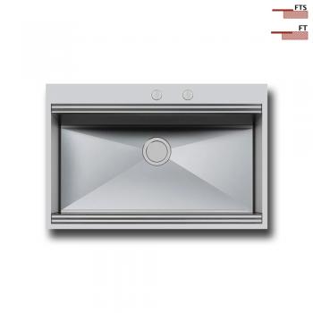 FOSTER@1024.050 Vasca MILANO 79.1V.FT / Inox