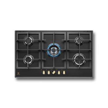 ELECTROLUX KGS9536RN Cottura 90 5Z / Nero.Ghisa