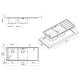 APELL LN1162IRBC Lavello LINEAR / Inox.Dx