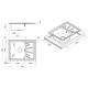 APELL TM651IRPC Lavello Stampato / Inox.Dx