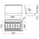 BARAZZA 1PLBC2T Piano LAB COVER IBP.FT / Inox