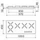BARAZZA 1PSP105 Piano SELECT PLUS 100.IBR / Inox