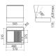 BARAZZA 1PLBCTK Piano LAB COVER IBP.FT / Inox
