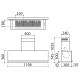BARAZZA 1KMDP12 Cappa 120 MOOD / Inox