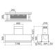 BARAZZA 1KMDI12 Cappa 120 MOOD ISOLA / Inox