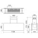 BARAZZA 1KSTI12 Cappa 120 STEEL ISOLA / Inox