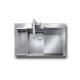 BARAZZA 1LBO81K Lavello B_OPEN 79.1.IBR / Inox