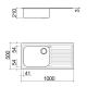 BARAZZA 1LFS10D Lavello B_FAST 100.1.IBR / Inox.D