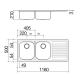 BARAZZA 1LFS12D Lavello B_FAST 116.2.IBR / Inox.D