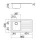 BARAZZA 1LFS91D Lavello B_FAST 86.1.IBR / Inox.D
