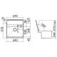 BARAZZA 1LLB60 Lavello LAB 54.1.IBP.FT+Cop / Inox