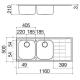 BARAZZA 1LLV1202S Lavello B_LEVEL 116.2.IBR / Ix.S