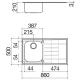 BARAZZA 1LLV901S Lavello B_LEVEL 86.1.IBR / Inox.S