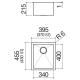 BARAZZA 1Q3440S Vasca QUADRA ST / Inox