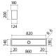 BARAZZA 1CI90 Canale Incasso 90 / Inox