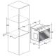 CANDY@FLG2021W Forno Gas / Bianco
