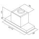 ELICA HIDDEN 2.0 IXGL/A/60 Gruppo / Inox.Vetro