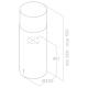 ELICA TUBE PRO ISLAND IX/A/43 Cappa / Inox
