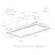 ELICA ILLUSION Ceiling H16/WH/A/100 / Bianco