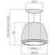 ELICA EDITH HEAVY METAL F/50 Cappa / Inox