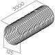 ELICA 1052W Tubo Flessibile Ø125x3000 mm