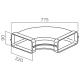 ELICA 1053R Curva Rettangolare Orrizontale 90°