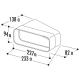 ELICA KIT0121002 Giunto Ø 158x59 / Bianco