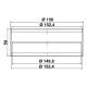 ELICA KIT0121003 Giunto Ø 158x59 / Bianco