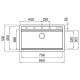 ELLECI LGB36059 Lavello BEST 360 / Antracite