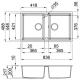 ELLECI LGB45043BSO Lavello BEST 450 / Tortora