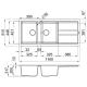 ELLECI LGB50043 Lavello BEST 500 / Tortora