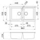 ELLECI LGE45068 Lavello EGO 450 / Bianco