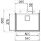 ELLECI LGK10568 Lavello KARISMA 105 / Bianco