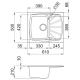 ELLECI@LGL12552 Lavello LIVING / Bianco.Pietra