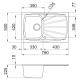 ELLECI@LGL30055 Lavello LIVING / Grigio.Pietra
